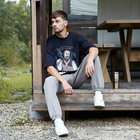 Футболка мужская KAFTAN "Достоевский", черный р. 48 9877318