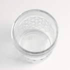 Банка для свечей стеклянная с крышкой «Ромбы» прозрачная 250 мл 7×7×10.5 см - Фото 5