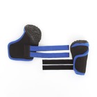 Ботинки высокие для больших собак, набор 4 шт., размер XS (подошва 7×5.1 см), чёрно-синие - Фото 5