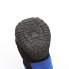 Ботинки высокие для больших собак, набор 4 шт., размер XS (подошва 7×5.1 см), чёрно-синие - Фото 6