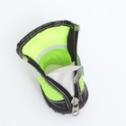 Ботинки высокие для больших собак, набор 4 шт, размер L (подошва 10х7 см), чёрно-салатовые - Фото 4