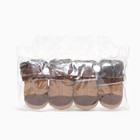 Ботинки высокие для собак с чулком, набор 4 шт., размер 2 (подошва 4.6×3.8 см), коричневые - Фото 7