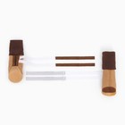 Ботинки высокие для собак с чулком, набор 4 шт., размер 3 (подошва 4.8×4.2 см), коричневые - Фото 5