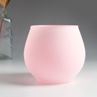 Подсвечник "ПАСТЕЛЬ-розовая" 10,5х11,5 см, 760 см - фото 22903509