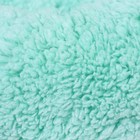 Лежанка для собак и кошек «Уют», мягкий мех, 45×35×11 см, мятная - Фото 6