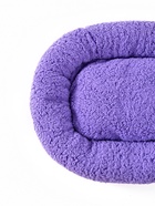 Лежанка для собак и кошек «Уют», мягкий мех, 45×35×11 см, фиолетовая - фото 59357547