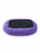 Лежанка для собак и кошек «Уют», мягкий мех, 45×35×11 см, фиолетовая - Фото 13