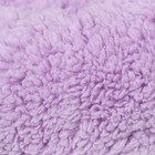 Лежанка для собак и кошек "Уют", мягкий мех, 50 х 42 х 11 см, фиолетовая - Фото 6