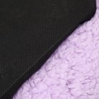 Лежанка для собак и кошек "Уют", мягкий мех, 50 х 42 х 11 см, фиолетовая - Фото 8