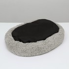 Лежанка для щенков и котят «Уют», 38×32×11 , мягкий мех, серая - Фото 6