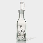 Бутылка стеклянная для соусов и масла Доляна «Классика», 200 мл, 5×20 см - фото 7817955