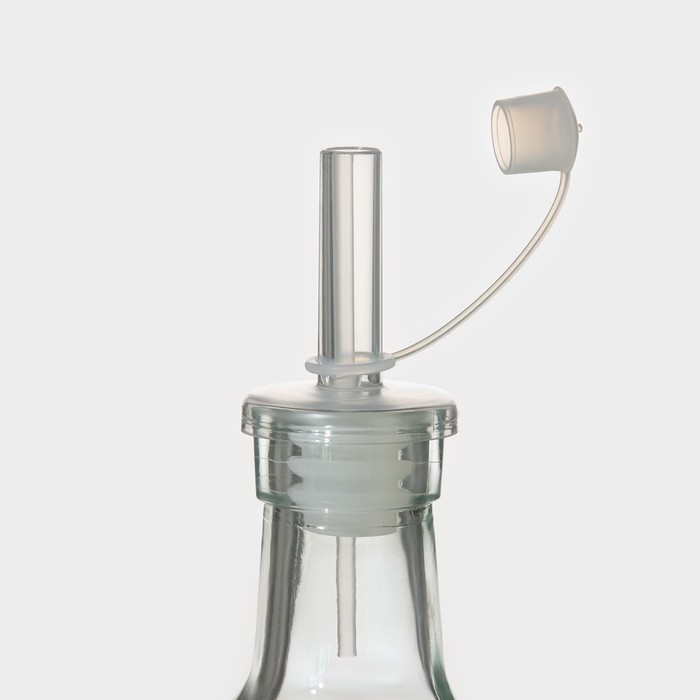 Бутылка стеклянная для соусов и масла Доляна «Классика», 200 мл, 5×20 см - фото 1907849286