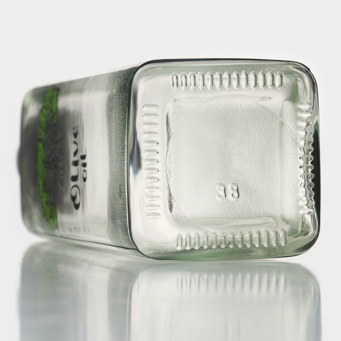 Бутылка стеклянная для соусов и масла Доляна «Дерево оливы», 500 мл, 5,5×30 см - фото 1890214632