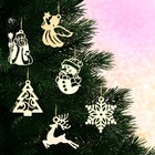 Ёлочные игрушки в подарочной упаковке «Праздник чудес», 6 шт. - Фото 2