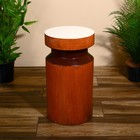 Табурет «Гиря», 26×26×47 см, дерево албезия - Фото 1