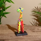 Сувенир "Жираф" албезия 20 см  микс - фото 7453002