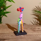 Сувенир "Жираф" албезия 20 см  микс - фото 7453003