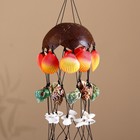 Подвесной сувенир "Дары моря" ракушки, кокос 13х13х65 см - фото 7453008