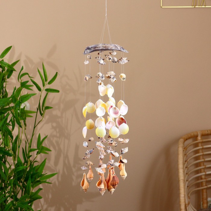 Музыка ветра «Дары моря», 15×15×45 см - Фото 1