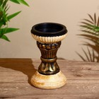 Подсвечник «Кубок», 11×11×18 см, дерево албезия - Фото 2