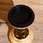 Подсвечник «Кубок», 11×11×18 см, дерево албезия - Фото 4