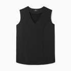 Топ шелковый MIST plus-size, р. 54, черный 9728611 - фото 14234150
