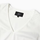 Майка шелковая женская MIST plus-size, размер 58. молочная - Фото 5