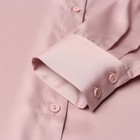 Рубашка шелковая MIST plus-size, р. 54, пыльная роза - Фото 7