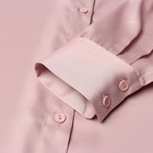 Блузка женская шелковая MIST plus-size, размер 56, пыльная роза - Фото 7
