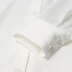 Рубашка шелковая MIST plus-size, р. 54, молочный 9728633 - фото 14234221