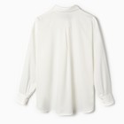 Рубашка шелковая MIST plus-size, р. 54, молочный 9728633 - фото 14234222