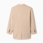 Пиджак женский двубортный MIST plus-size, р.58, бежевый 9782614 - фото 11698071