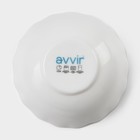 Салатник Avvir «Дива», 430 мл, d=15,5 см, стеклокерамика, цвет белый - Фото 4