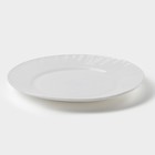 Тарелка десертная Avvir «Регал», d=20 см, стеклокерамика, цвет белый - фото 4488330