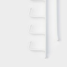 Держатель кухонный подвесной на 6 предметов, 1,5×28×7,5 см, цвет белый - Фото 5