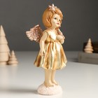 Фигурка полистоун «Девочка-ангел в золотом платье», 5.5×11.5×18 см - Фото 2