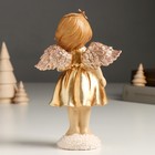 Сувенир полистоун "Девочка-ангел в золотом платье" 5,5х11,5х18 см - Фото 3