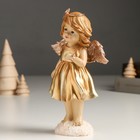 Сувенир полистоун "Девочка-ангел в золотом платье" 5,5х11,5х18 см - Фото 4
