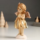 Фигурка полистоун «Девочка-ангел в золотом платье», 5.5×11.5×18 см - Фото 4