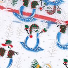 Мешок подарочный «Снеговики на лыжах», р. 25 × 32 см, органза - фото 9853264
