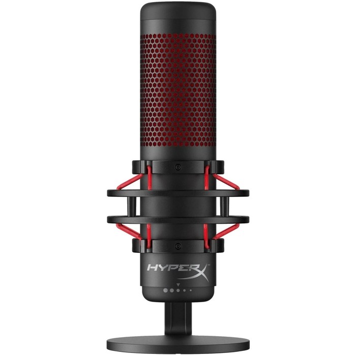 Микрофон проводной HyperX QuadCast (HX-MICQC-BK) 3м черный - Фото 1
