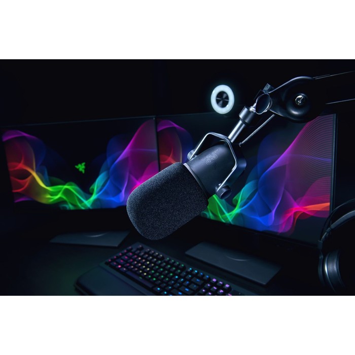 Микрофон проводной Razer Seiren Elite черный - фото 51348168