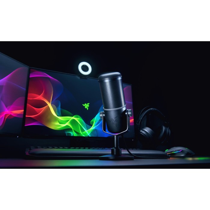 Микрофон проводной Razer Seiren Elite черный - фото 51348169