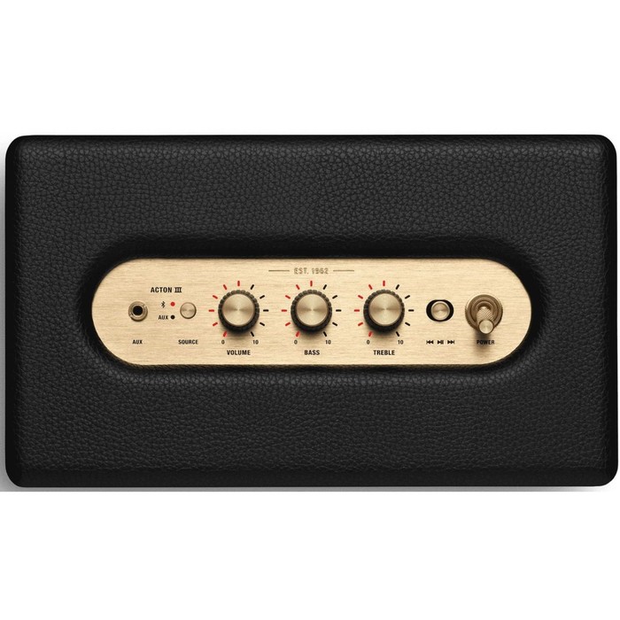 Колонка порт. Marshall Acton III черный/золотистый 60W 2.1 BT/3.5Jack 10м - фото 51348624