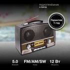 Радиоприемник настольный Hyundai H-PSR156 коричневый USB SD/microSD - фото 51348936 Радиоприемник настольный Hyundai H-PSR156 коричневый USB SD/microSD - фото 51348936