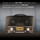 Радиоприемник настольный Hyundai H-PSR156 коричневый USB SD/microSD - фото 51348937 Радиоприемник настольный Hyundai H-PSR156 коричневый USB SD/microSD - фото 51348937