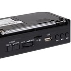 Радиоприемник портативный Hyundai H-PSR140 черный USB microSD - Фото 4