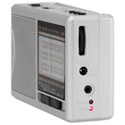 Радиоприемник портативный Hyundai H-PSR160 серебристый USB microSD - фото 51348997 Радиоприемник портативный Hyundai H-PSR160 серебристый USB microSD - фото 51348997