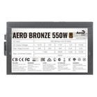 Блок питания Aerocool ATX 550W AERO BRONZE 80+ bronze (24+4+4pin) APFC 120mm fan 5xSATA RTL 100444 - фото 51349046 Блок питания Aerocool ATX 550W AERO BRONZE 80+ bronze (24+4+4pin) APFC 120mm fan 5xSATA RTL 100444 - фото 51349046