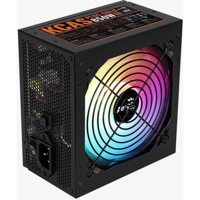 Блок питания Aerocool ATX 850W KCAS PLUS GOLD 850W ARGB 80+ gold 24+2x(4+4) pin APFC 120mm f   10044 - фото 51349123